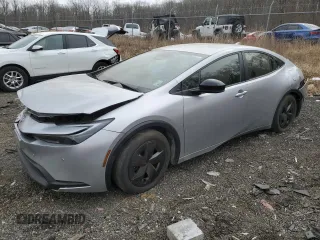2024 Toyota Prius LE with VIN JTDACAAUXR3024496, listed as a Copart auction lot 43538785 with 21,217 mi miles and Salvage Title. Bid and sale history available at carsss.com. Image 1.
