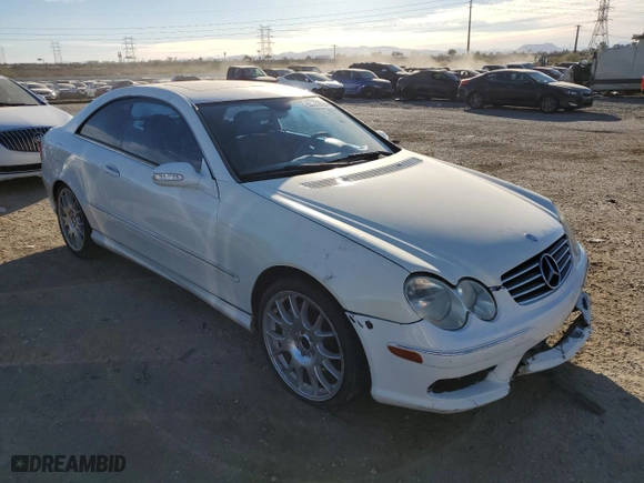 2003 Mercedes-Benz CLK-Class 5.0L with VIN WDBTJ75J23F016902, listed as a Copart auction lot 86643094 with 194,481 mi miles and Salvage Title. Bid and sale history available at carsss.com. Image 4.