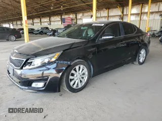 2015 Kia Optima LX z VIN 5XXGM4A75FG450949, wystawiony jako Copart lot #60340705 z przebiegiem 123 426 mil mil oraz Szkoda całkowita • Salvage title. Historia ofert i sprzedaży dostępna na DreamBid. Obrazek 1.