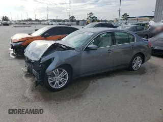 2013 Infiniti G37 Sedan Journey with VIN JN1CV6AP0DM305500, listed as a Copart auction lot 84830114 with 0 mi miles and Salvage Title. Bid and sale history available at carsss.com. Image 1.