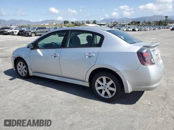 2012 Nissan Sentra S with VIN 3N1AB6AP5CL742840, listed as a Copart auction lot 51659185 with 130,430 mi miles and Salvage title. Bid and sale history available at DreamBid. Image 2.