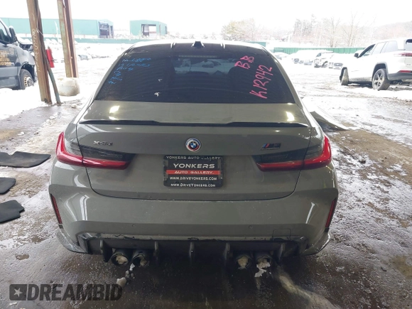 2023 BMW M3 Competition xDrive with VIN WBS43AY01PFN42727, listed as a IAAI auction lot 41558240 with Not provided miles and . Bid and sale history available at DreamBid. Image 17.
