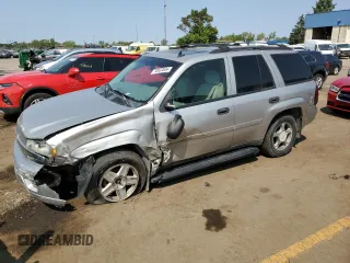 2007 Chevrolet TrailBlazer LS with VIN 1GNDT13S972202384, listed as a Copart auction lot 70833834 with 218,992 mi miles and Salvage Title. Bid and sale history available at DreamBid. Image 1.