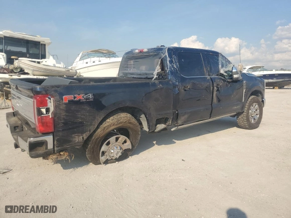 2023 Ford Super Duty F-250 SRW XL with VIN 1FT8W2BT1PED68172, listed as a Copart auction lot 45938285 with 0 mi miles and Salvage Title. Bid and sale history available at carsss.com. Image 3.