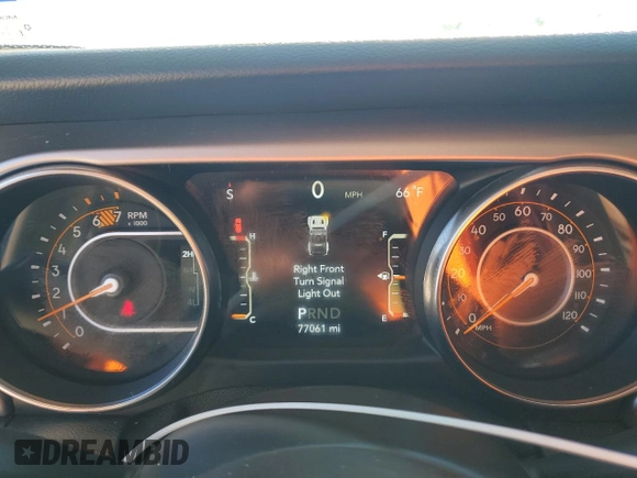 2021 Jeep Wrangler Unlimited Sport S с VIN 1C4HJXDNXMW680247, выставлен на аукционе Copart как лот 87862955 с пробегом 77 061 миль миль и Чистый • Clean title. История ставок и продаж доступна на DreamBid. Изображение 9.