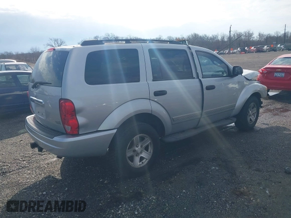 2004 Dodge Durango SLT with VIN 1D4HB48D04F183062, listed as a IAAI auction lot 41814605 with 179,046 mi miles and . Bid and sale history available at DreamBid. Image 4.