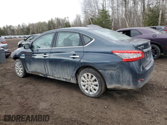 2014 Nissan Sentra S with VIN 3N1AB7AP8EL615279, listed as a Copart auction lot 49953475 with Not Provided miles and Clean Title. Bid and sale history available at DreamBid. Image 2.