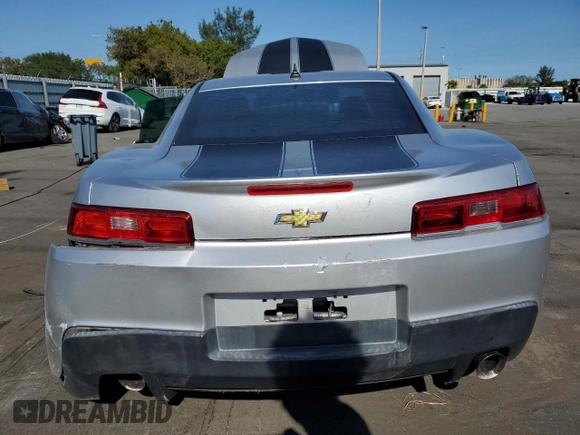 2014 Chevrolet Camaro LS с VIN 2G1FA1E33E9273326, выставлен на аукционе Copart как лот 53258585 с пробегом 143 258 миль миль и Списание • Salvage title. История ставок и продаж доступна на DreamBid. Изображение 6.