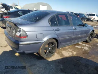 2003 BMW 3 Series 325xi with VIN WBAEU33413PH87420, listed as a Copart auction lot 88710435 with 170,753 mi miles and Salvage Title. Bid and sale history available at carsss.com. Image 3.