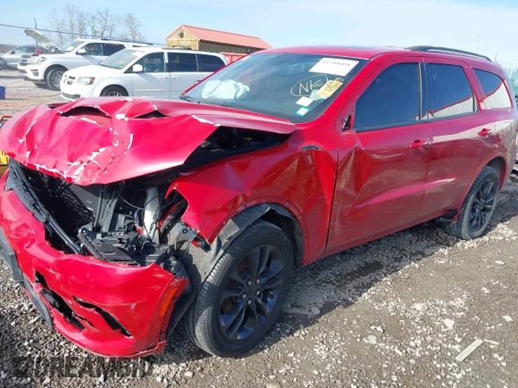 2021 Dodge Durango GT Plus with VIN 1C4RDJDG4MC751003, listed as a IAAI auction lot 41708008 with 26,097 mi miles and . Bid and sale history available at DreamBid. Image 6.