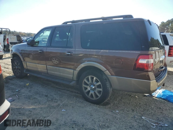 2011 Ford Expedition Max XLT with VIN 1FMJK1J50BEF00126, listed as a Copart auction lot 57623245 with 216,481 mi miles and Salvage title. Bid and sale history available at DreamBid. Image 2.