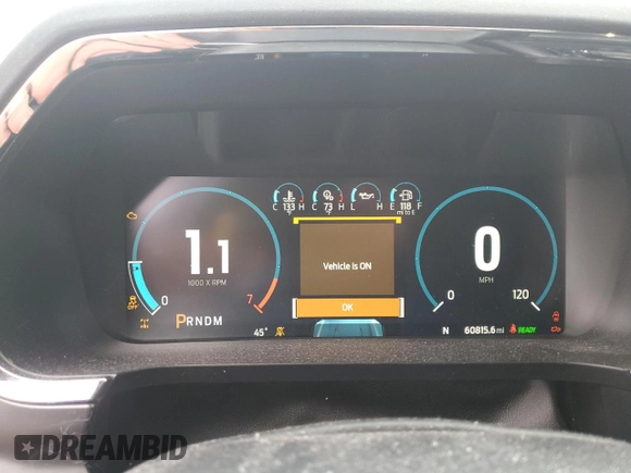 2021 Ford F-150 XL with VIN 1FTFW1ED7MFB28328, listed as a Copart auction lot 56223375 with 60,815 mi miles and Salvage title. Bid and sale history available at DreamBid. Image 9.