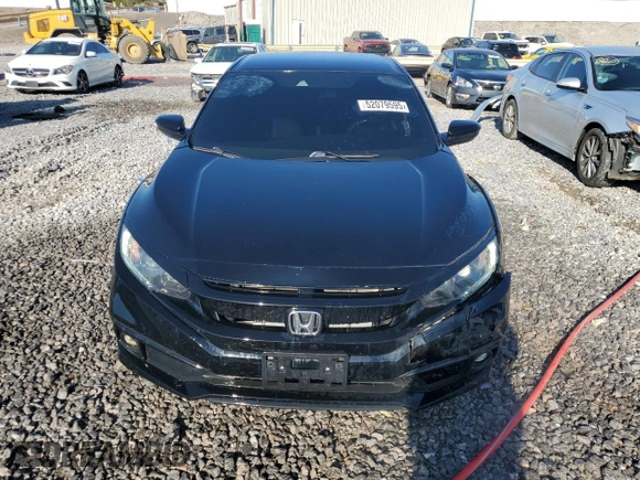 2019 Honda Civic Sedan Sport with VIN 19XFC2F88KE015317, listed as a Copart auction lot 52079595 with 134,652 mi miles and Salvage Title. Bid and sale history available at carsss.com. Image 5.