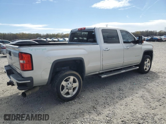 2015 GMC Sierra 2500HD SLT z VIN 1GT12ZE83FF658371, wystawiony jako Copart lot #50228565 z przebiegiem 126 077 mil mil oraz Szkoda całkowita • Salvage title. Historia ofert i sprzedaży dostępna na DreamBid. Obrazek 3.