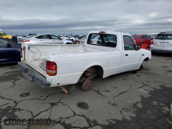 1997 Ford Ranger Splash with VIN 1FTCR10X5VTA10695, listed as a Copart auction lot 81854144 with 139,388 mi miles and Salvage Title. Bid and sale history available at carsss.com. Image 3.