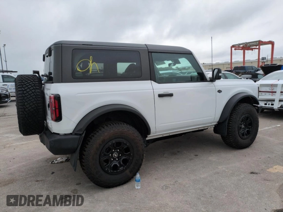 2022 Ford Bronco with VIN 1FMDE5CP3NLB21065, listed as a Copart auction lot 74299164 with Not Provided miles and Non Repairable. Bid and sale history available at DreamBid. Image 3.