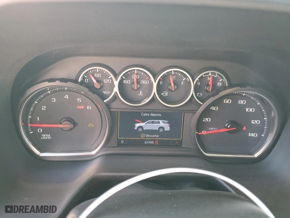 2021 Chevrolet Tahoe LT with VIN 1GNSCNKD6MR424580, listed as a Copart auction lot 46361905 with 62,488 mi miles and Salvage Title. Bid and sale history available at carsss.com. Image 9.