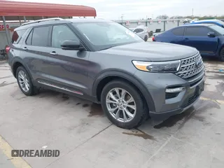2021 Ford Explorer Limited with VIN 1FMSK8FH4MGB24960, listed as a IAAI auction lot 41288622 with 94,956 mi miles. Bid and sale history available at carsss.com. Image 1.