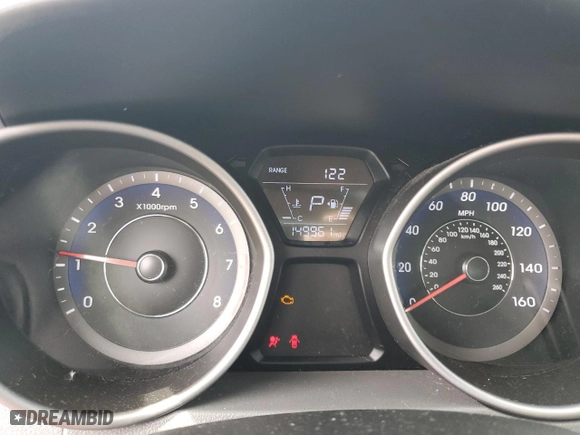 2015 Hyundai Elantra Limited with VIN KMHDH4AE7FU304399, listed as a Copart auction lot 53974625 with 149,961 mi miles and Clean Title. Bid and sale history available at carsss.com. Image 9.