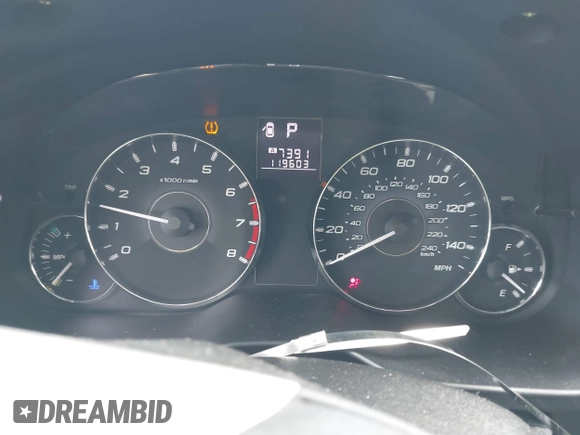 2012 Subaru Outback Prem with VIN 4S4BRCCC3C3235741, listed as a IAAI auction lot 42552729 with 119,603 mi miles and . Bid and sale history available at DreamBid. Image 7.