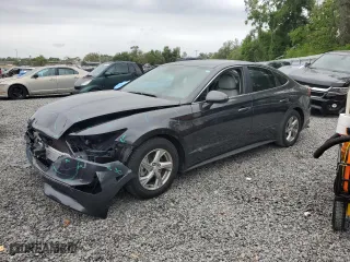 2021 Hyundai Sonata SE with VIN 5NPEG4JA6MH103710, listed as a Copart auction lot 51808075 with 105,053 mi miles and Salvage Title. Bid and sale history available at carsss.com. Image 1.