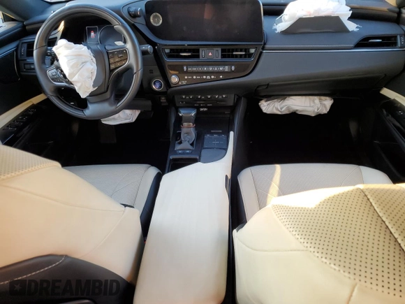 2022 Lexus ES 300h Luxury with VIN 58AEA1C19NU025089, listed as a Copart auction lot 80457754 with 28,552 mi miles and Salvage title. Bid and sale history available at DreamBid. Image 8.