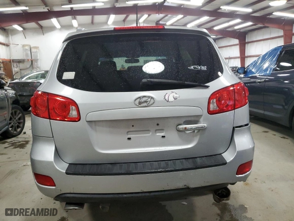 2009 Hyundai Santa Fe SE with VIN 5NMSH13E19H300996, listed as a Copart auction lot 52122165 with 208,274 mi miles and Non Repairable. Bid and sale history available at carsss.com. Image 6.