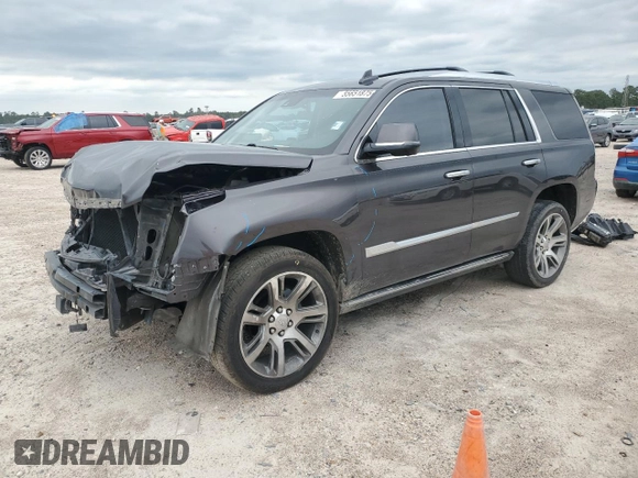 2016 Cadillac Escalade Premium Collection z VIN 1GYS4CKJ5GR148309, wystawiony jako Copart lot #55651875 z przebiegiem 115 124 mil mil oraz Szkoda całkowita • Salvage title. Historia ofert i sprzedaży dostępna na DreamBid. Obrazek 1.