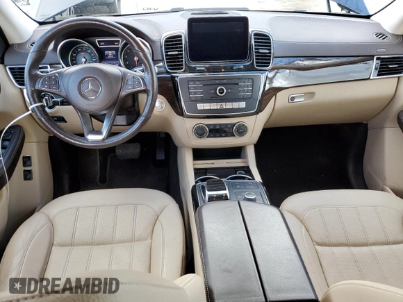 2017 Mercedes-Benz GLS with VIN 4JGDF6EE9HA787197, listed as a Copart auction lot 41698733 with 53,224 mi miles. Bid and sale history available at carsss.com. Image 8.