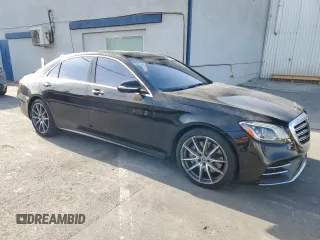 2020 Mercedes-Benz S-Class S 560 with VIN WDDUG8DB9LA525635, listed as a Copart auction lot 80892584 with 119,019 mi miles and Salvage Title. Bid and sale history available at carsss.com. Image 4.