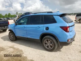 2024 Honda Passport TrailSport z VIN 5FNYF8H66RB010670, wystawiony jako Copart lot #61746655 z przebiegiem 16 949 mil mil oraz Szkoda całkowita • Salvage title. Historia ofert i sprzedaży dostępna na DreamBid. Obrazek 2.