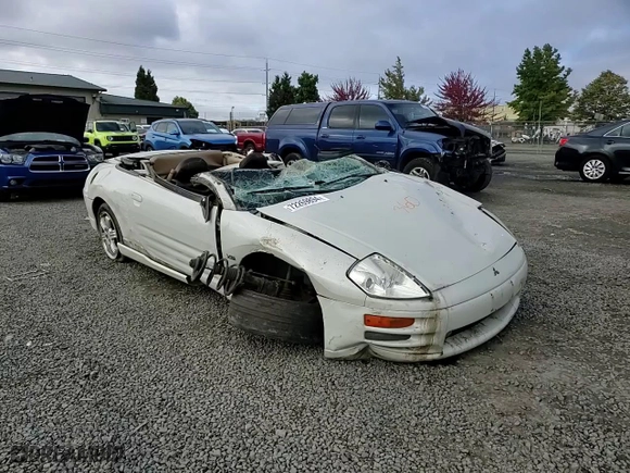 2001 Mitsubishi Eclipse GT with VIN 4A3AE85HX1E088561, listed as a Copart auction lot 72269894 with 0 mi miles and Non Repairable. Bid and sale history available at carsss.com. Image 11.