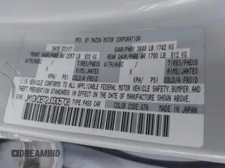 2018 Mazda CX-3 Sport with VIN JM1DKDB72J0305708, listed as a IAAI auction lot 40915983 with 65,324 mi miles. Bid and sale history available at carsss.com. Image 9.