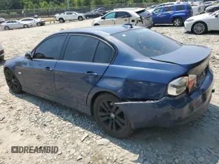 2006 BMW 3 Series 325i with VIN WBAVB13506PS66595, listed as a Copart auction lot 63195174 with 0 mi miles and Salvage Title. Bid and sale history available at carsss.com. Image 2.