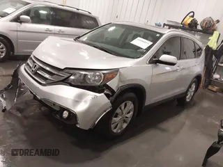 2013 Honda CR-V EX-L with VIN 2HKRM3H71DH524250, listed as a IAAI auction lot 41686014 with 86,794 mi miles and . Bid and sale history available at DreamBid. Image 2.