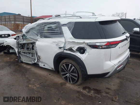 2023 Nissan Pathfinder Platinum с VIN 5N1DR3DJ6PC207668, выставлен на аукционе IAAI как лот 41532859 с пробегом 34 925 миль миль и . История ставок и продаж доступна на DreamBid. Изображение 3.
