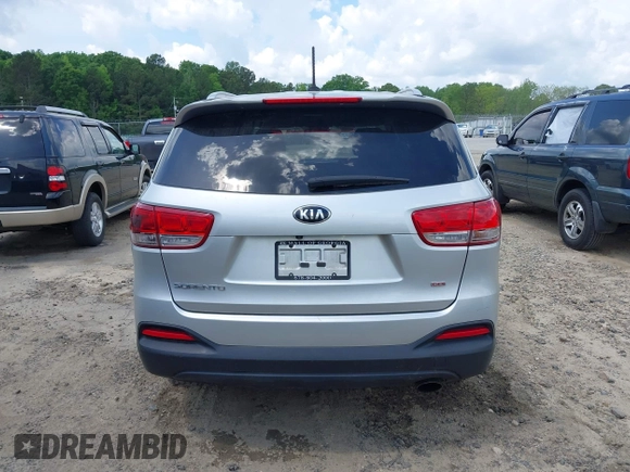 2017 Kia Sorento LX with VIN 5XYPG4A34HG265018, listed as a IAAI auction lot 42165365 with Not Provided miles. Bid and sale history available at carsss.com. Image 15.