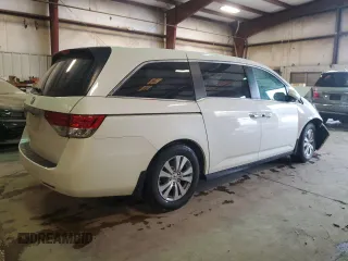 2017 Honda Odyssey EX-L with VIN 5FNRL5H66HB005558, listed as a Copart auction lot 51144495 with 26,128 mi miles and Salvage Title. Bid and sale history available at DreamBid. Image 3.