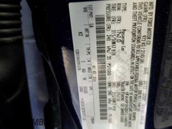 2012 Ford Focus Titanium с VIN 1FAHP3N25CL145070, выставлен на аукционе Copart как лот 55840775 с пробегом 105 129 миль миль и На запчасти • Non repairable. История ставок и продаж доступна на DreamBid. Изображение 12.