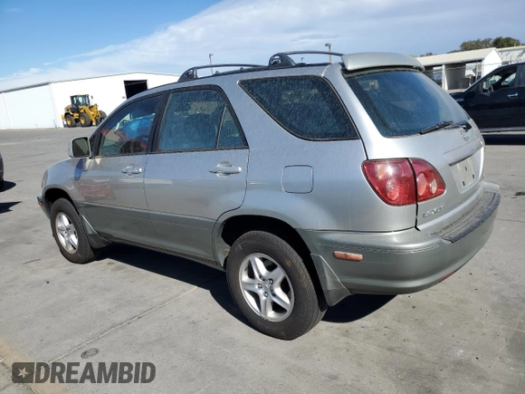 1999 Lexus RX 300 Luxury SUV with VIN JT6HF10U9X0051492, listed as a Copart auction lot 76343284 with 124,154 mi miles and Clean Title. Bid and sale history available at carsss.com. Image 2.