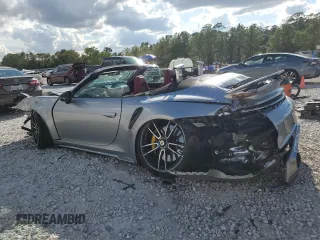 2021 Porsche 911 Turbo S with VIN WP0CD2A95MS263475, listed as a Copart auction lot 73601514 with 9,489 mi miles and Salvage Title. Bid and sale history available at DreamBid. Image 2.