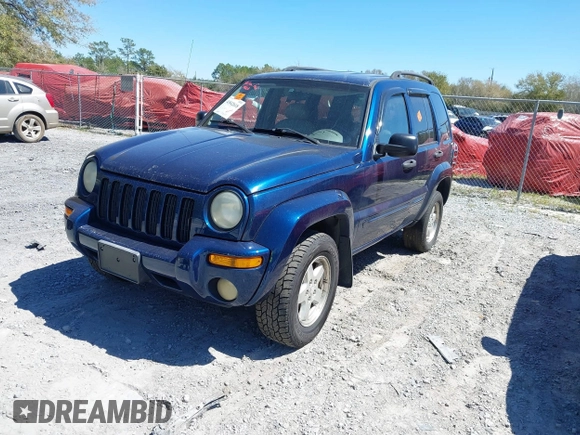 2002 Jeep Liberty Limited with VIN 1J4GL58K82W106635, listed as a IAAI auction lot 41842618 with 220,027 mi miles and . Bid and sale history available at carsss.com. Image 2.