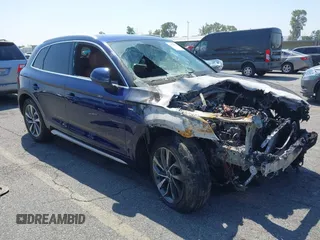 2022 Audi Q5 S line Premium с VIN WA1GAAFY5N2080030, выставлен на аукционе IAAI как лот 42135473 с пробегом Не указан миль и . История ставок и продаж доступна на DreamBid. Изображение 1.