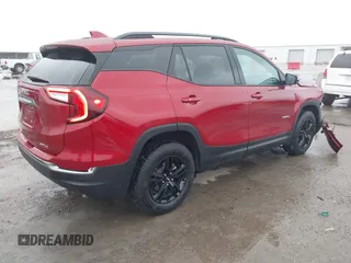 2024 GMC Terrain AT4 with VIN 3GKALYEG1RL386030, listed as a IAAI auction lot 41617586 with 9,658 mi miles and . Bid and sale history available at carsss.com. Image 4.