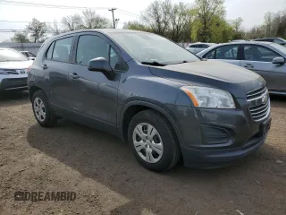 2016 Chevrolet Trax LS with VIN 3GNCJKSBXGL250368, listed as a Copart auction lot 53833245 with 124,906 mi miles and Clean Title. Bid and sale history available at carsss.com. Image 4.