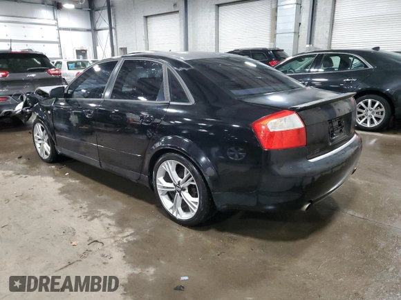 2004 Audi A4 1.8T z VIN WAUJC68E94A143878, wystawiony jako Copart lot #88425685 z przebiegiem 71 338 mil mil oraz Szkoda całkowita • Salvage title. Historia ofert i sprzedaży dostępna na DreamBid. Obrazek 2.