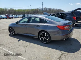 2019 Honda Accord Sport with VIN 1HGCV1F3XKA116343, listed as a Copart auction lot 52596185 with 44,187 mi miles and Salvage Title. Bid and sale history available at DreamBid. Image 2.