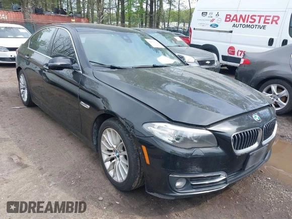2016 BMW 5 Series 528i xDrive with VIN WBA5A7C57GG643446, listed as a IAAI auction lot 42039384 with 132,119 mi miles. Bid and sale history available at carsss.com. Image 1.