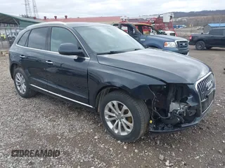 2015 Audi Q5 Premium with VIN WA1CFAFP3FA066643, listed as a IAAI auction lot 41802945 with 130,524 mi miles. Bid and sale history available at carsss.com. Image 1.