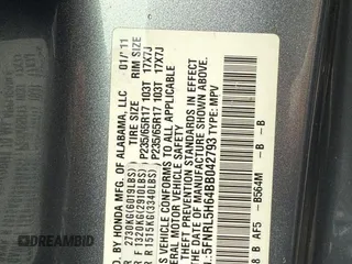 2011 Honda Odyssey EX-L with VIN 5FNRL5H64BB042793, listed as a Copart auction lot 56841615 with 149,454 mi miles and Clean Title. Bid and sale history available at DreamBid. Image 10.